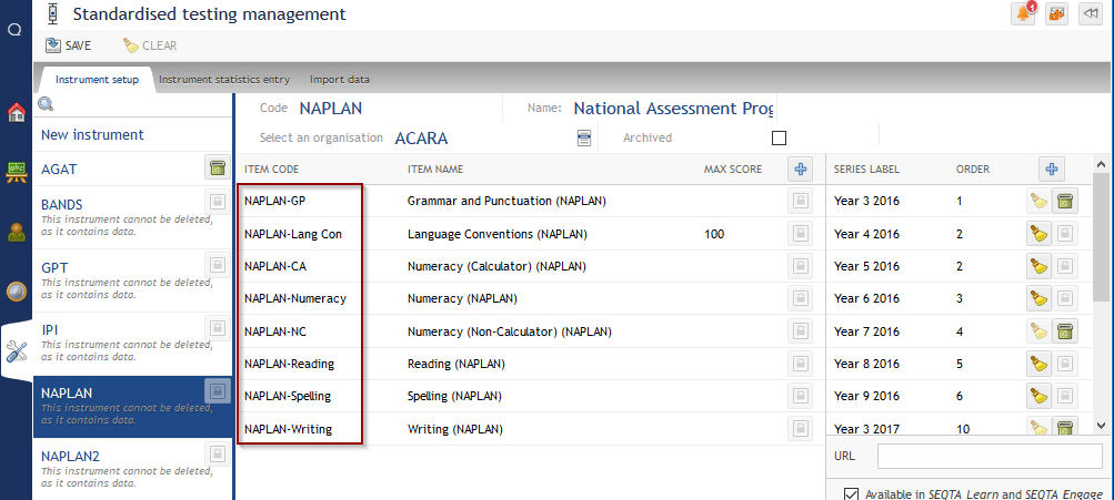 Standardised testing: Support information and FAQs